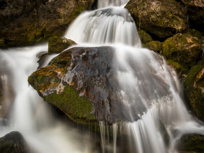 Waterfall nature flow photo