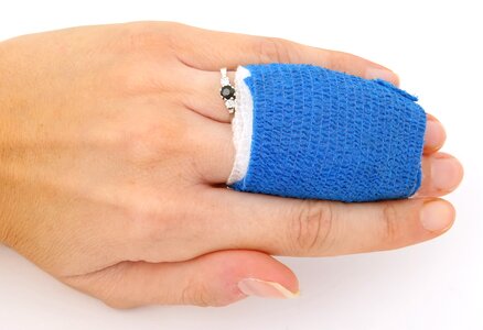 Bandage bleed blood