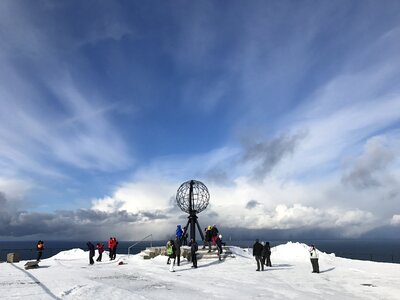 Norge snow sky