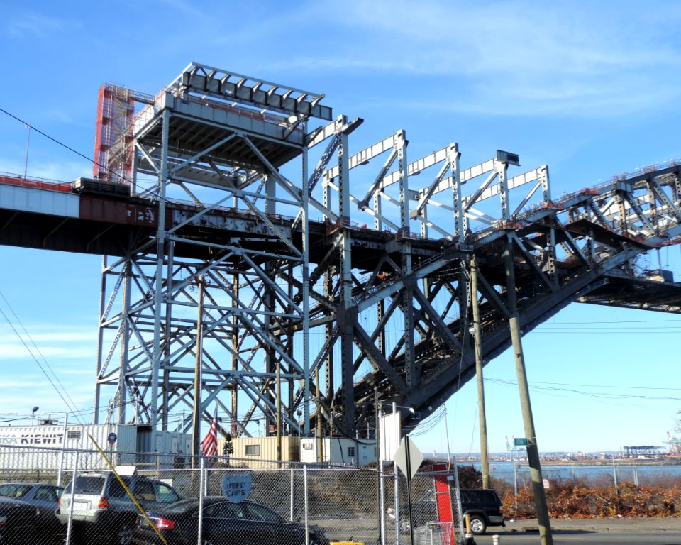 Bayonne Bridge scaffolding from John St jeh