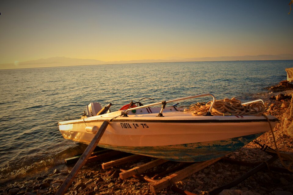 Boat summer vacation travel