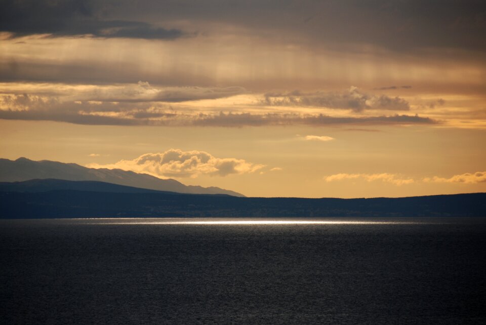 Adriatic sea morning atmospheric