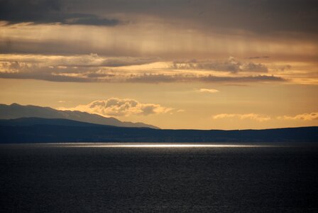 Adriatic sea morning atmospheric