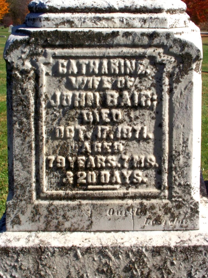Bair (Catharina), Brush Creek Cemetery, 2015-10-26, 01