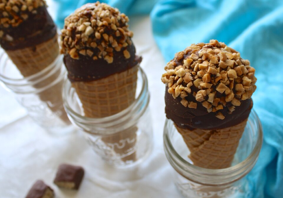 Nuts chocolate summer