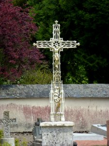 Bailleul-la-Vallée (Eure, Fr) croix de cimetière