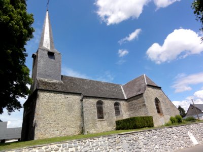 Baives (Nord, Fr) église, coté sud