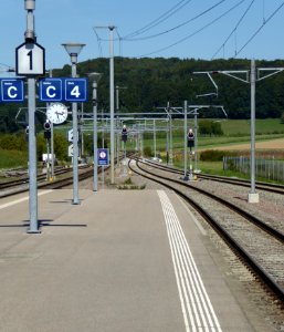 Bahnhof Rafz Nordausfahrt
