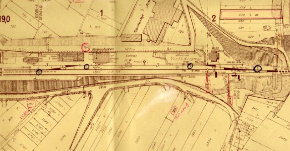 Bahnhof Gamburg (Tauber) Lageplan