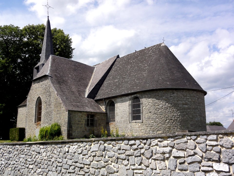 Baives (Nord, Fr) église, chevet