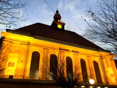 Bahnhof Görlitz Winterabend 2