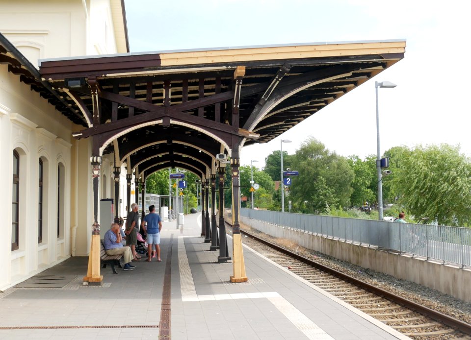 Bahnhof Plön, Bahnsteig, 2018-08 II