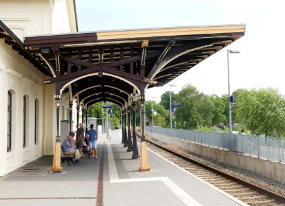 Bahnhof Plön, Bahnsteig, 2018-08 II