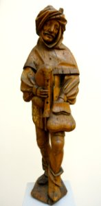 Bagpipe player, Nurnberg, c. 1530-1540, linden wood - Bode-Museum - DSC03000