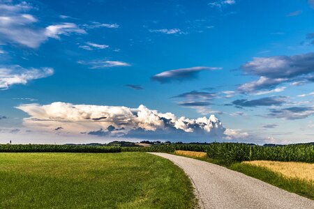 Clouds blue nature