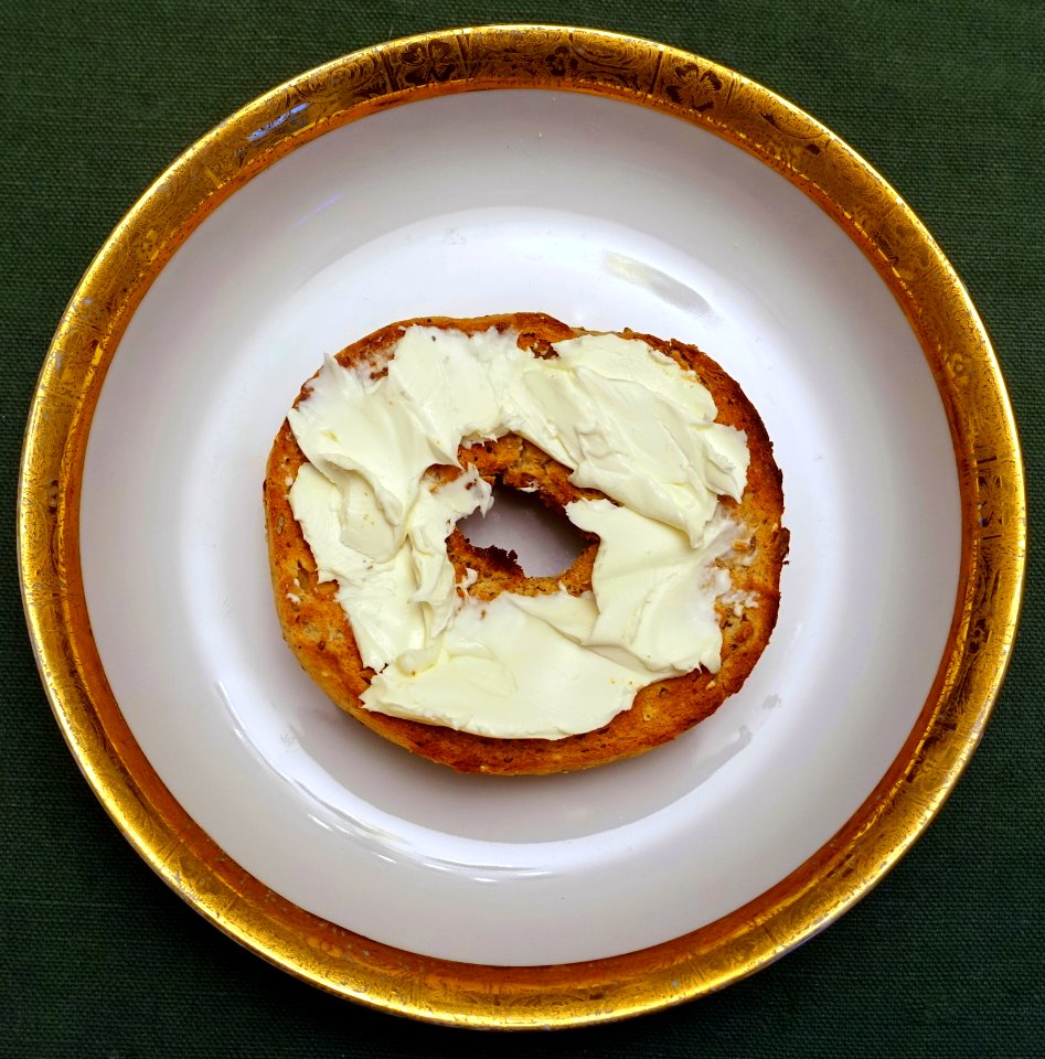 Bagel with cream cheese - Massachusetts