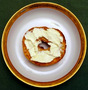 Bagel with cream cheese - Massachusetts