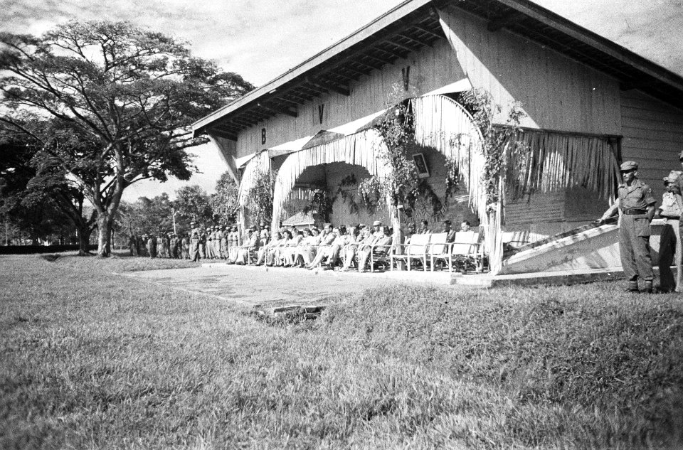Bagoes Koening. Herdenking 3 maart 1948. Inf XI Rode Olifant op Bali geland, Bestanddeelnr 1568-1-3