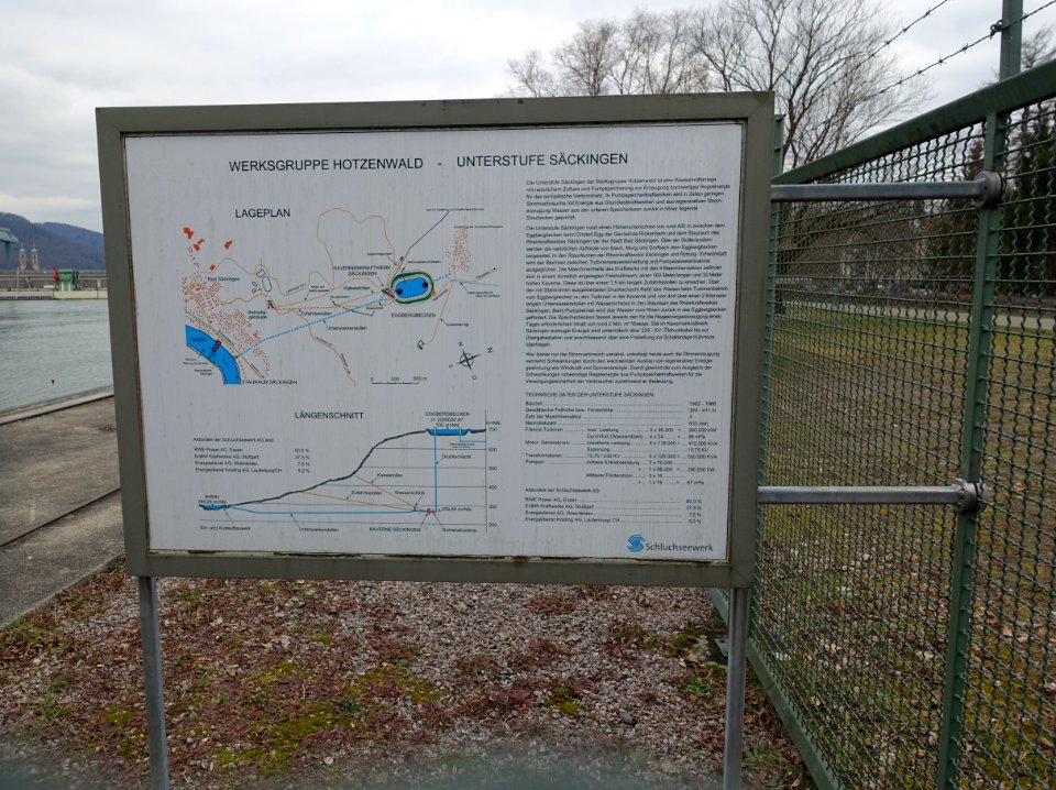 Bad Säckingen Rheinkraftwerk Säckingen (RKS) 4