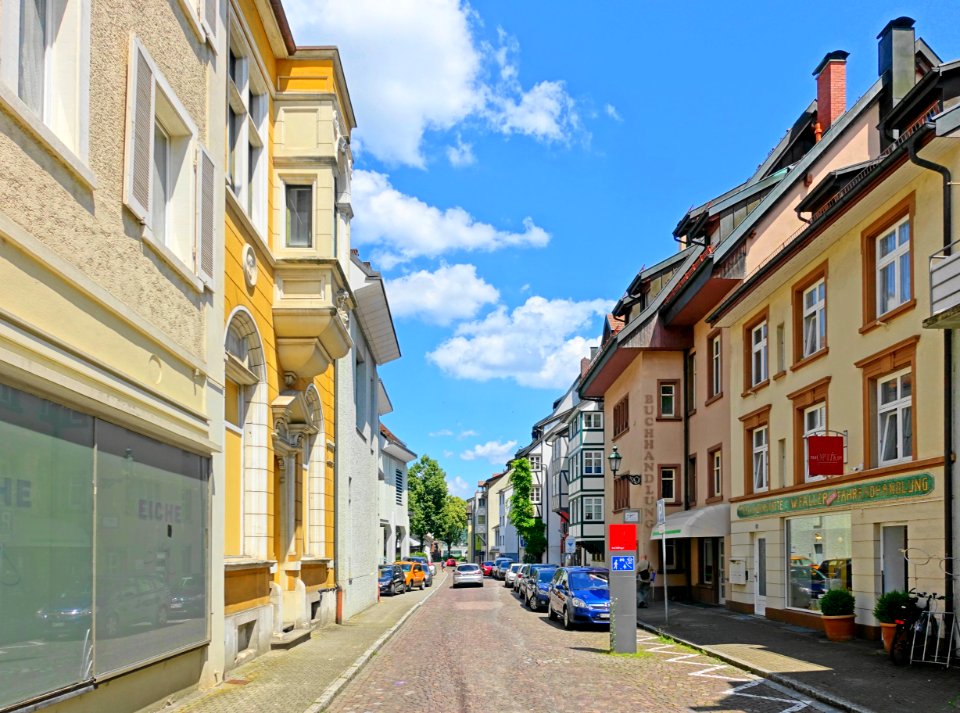 Bad Säckingen Rheinbadstraße West-Ost-Ansicht