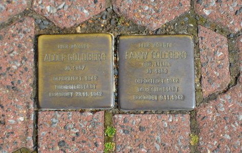 Bad Vilbel, Stolperstein Adolf und Fanny Goldberg, Frankfurter Straße 151