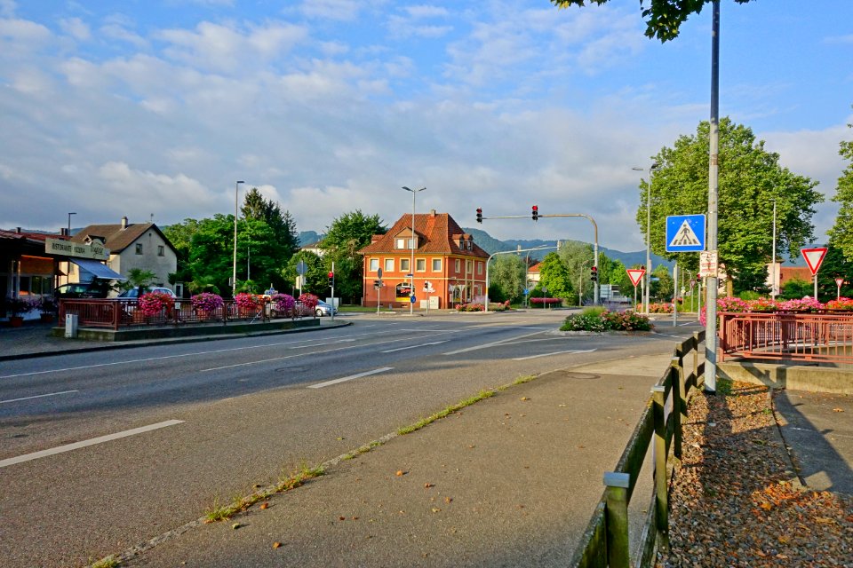 Bad Säckingen Kreuzung E34 Bergseestraße