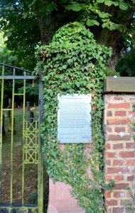 Bad Vilbel, Jüdischer Friedhof, Tafel