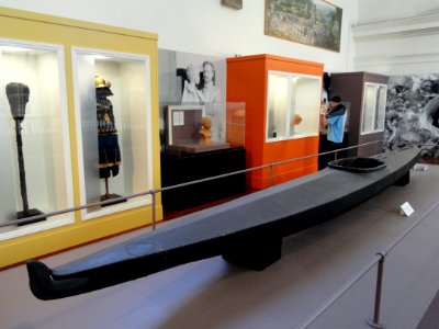 Baidarka, Attu, Aleutian Islands, 1800s - San Diego Museum of Man - DSC06908