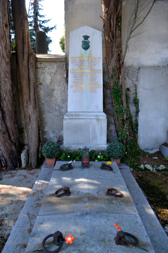 Baden, Helenenfriedhof, Grab Artur Bylandt-Rheidt