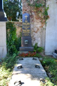 Baden, Helenenfriedhof, Grab Julius Neumann von Spallart