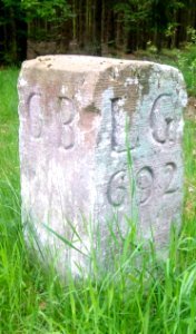 Baden-Bayern Grenzstein 692 2
