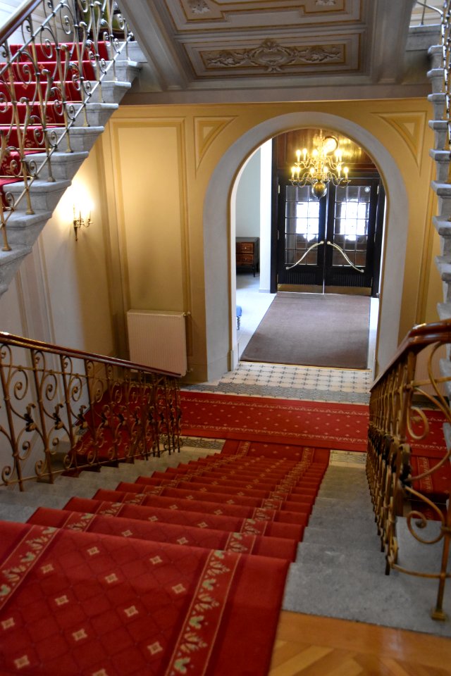 BadGastein Kaiserhof Treppenhaus Eingang Promenade