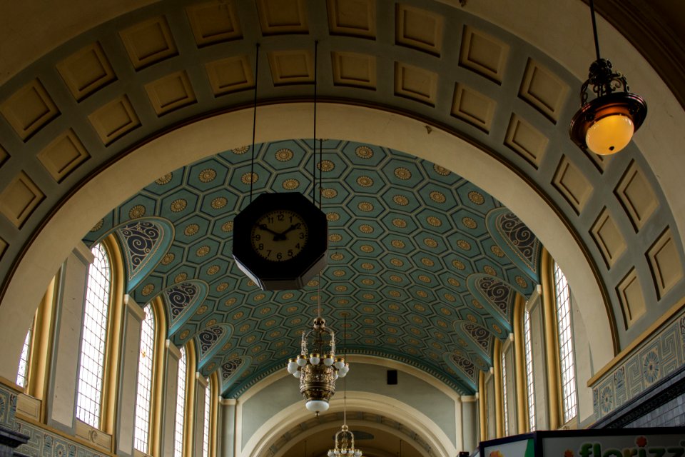 Bahnhofshalle Görlitz Deckenbemahlung
