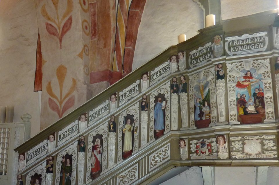 Bad Zwischenahn St. Johannes Kanzelaufgang