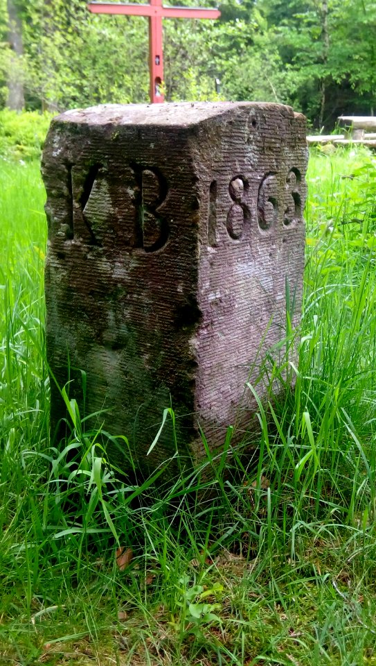 Baden-Bayern Grenzstein 692 1