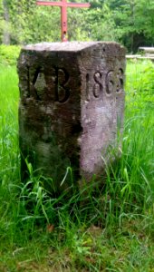 Baden-Bayern Grenzstein 692 1