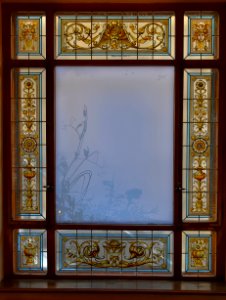 BadGastein Kaiserhof Glasfenster Treppenhaus 02