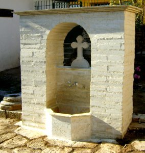 Balchik st Nikola Charity fountain photo