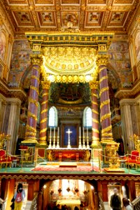 Baldachin - Santa Maria Maggiore - Rome, Italy - DSC05718