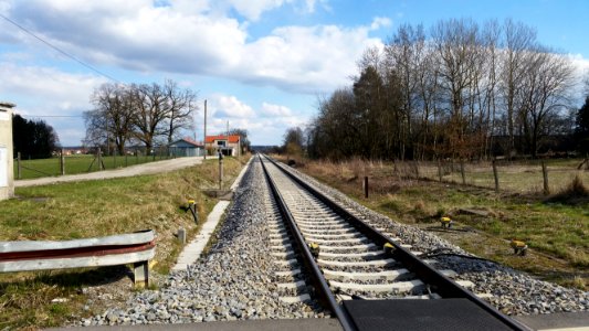 Bahnstrecke Buchloe-Memmingen bei Unterrammingen