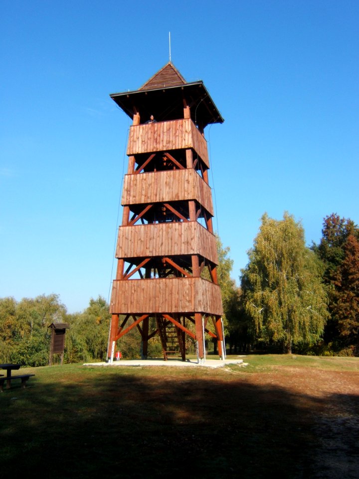 Balatonmagyaród, a Kányavári sziget kilátója