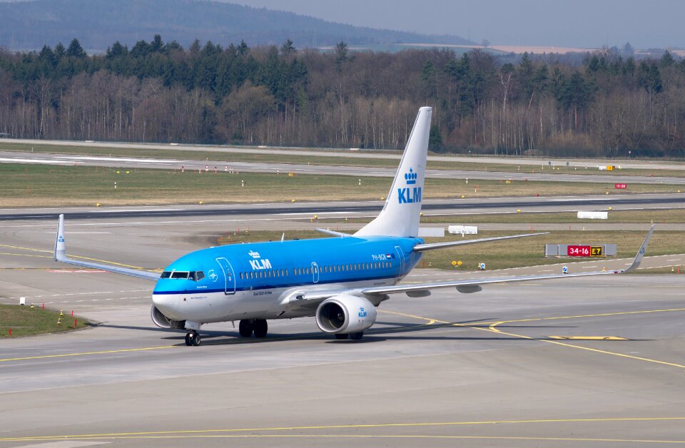 Jet passenger aircraft airport