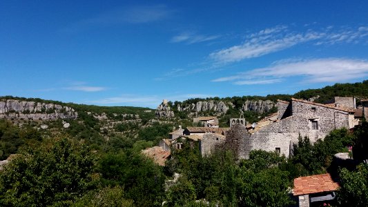 Balazuc - village et tour de la Reine Jeanne