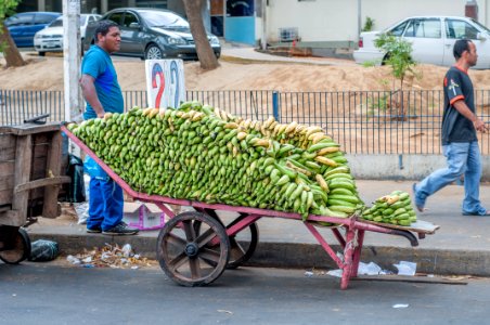 Banana vendor photo