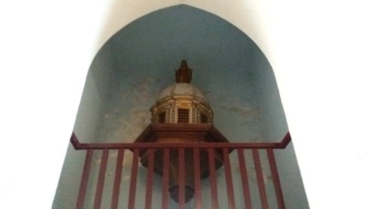 Balazuc - Église Sainte Marie-Madeleine - au-dessus de l'entrée
