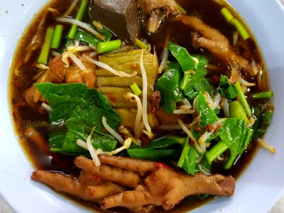 Balsam-pear noodle soup - Bangkok - 2017-05-25 (004) photo