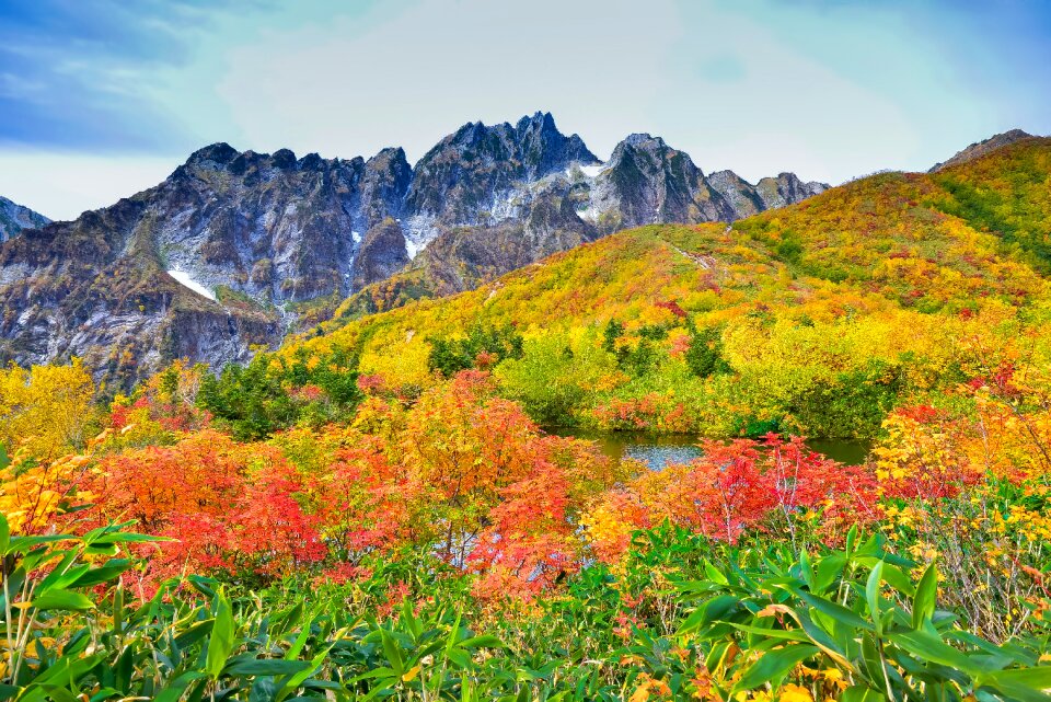 仙人池 the chubu sangaku national park japan