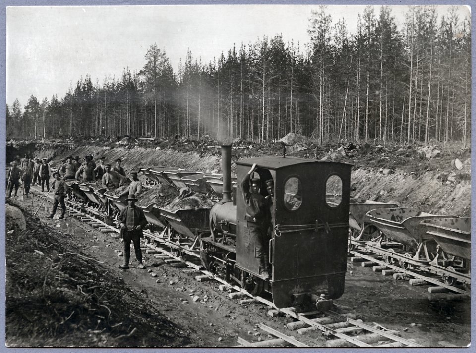 Banbyggnad statsbanan, Boden-Morjärv-Lappträsk Morjärv-Lappträsk narrow gauge locomotive