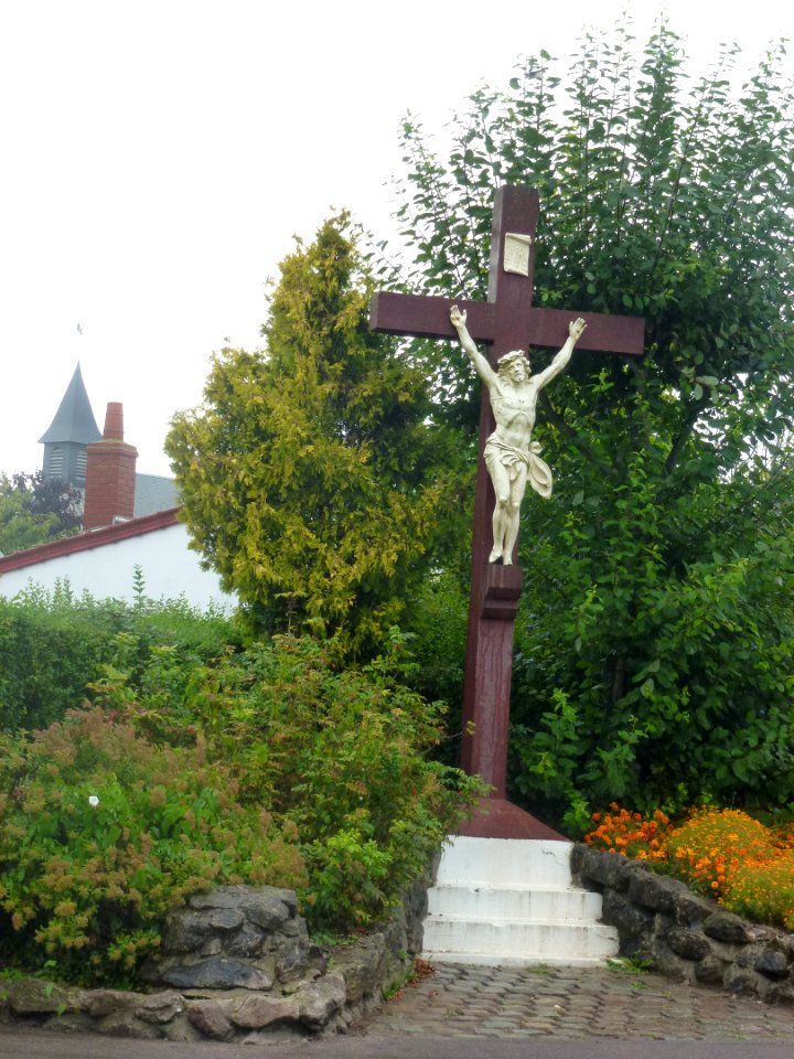 Balinghem (Pas-de-Calais) croix de chemin