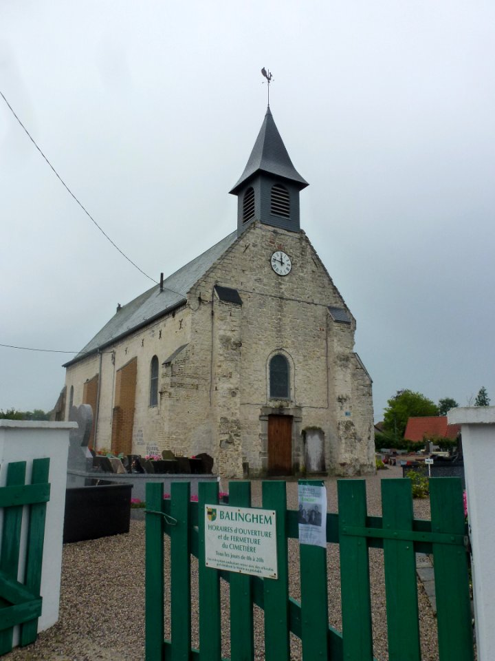 Balinghem (Pas-de-Calais) église Notre-Dame de la Nativité (01)